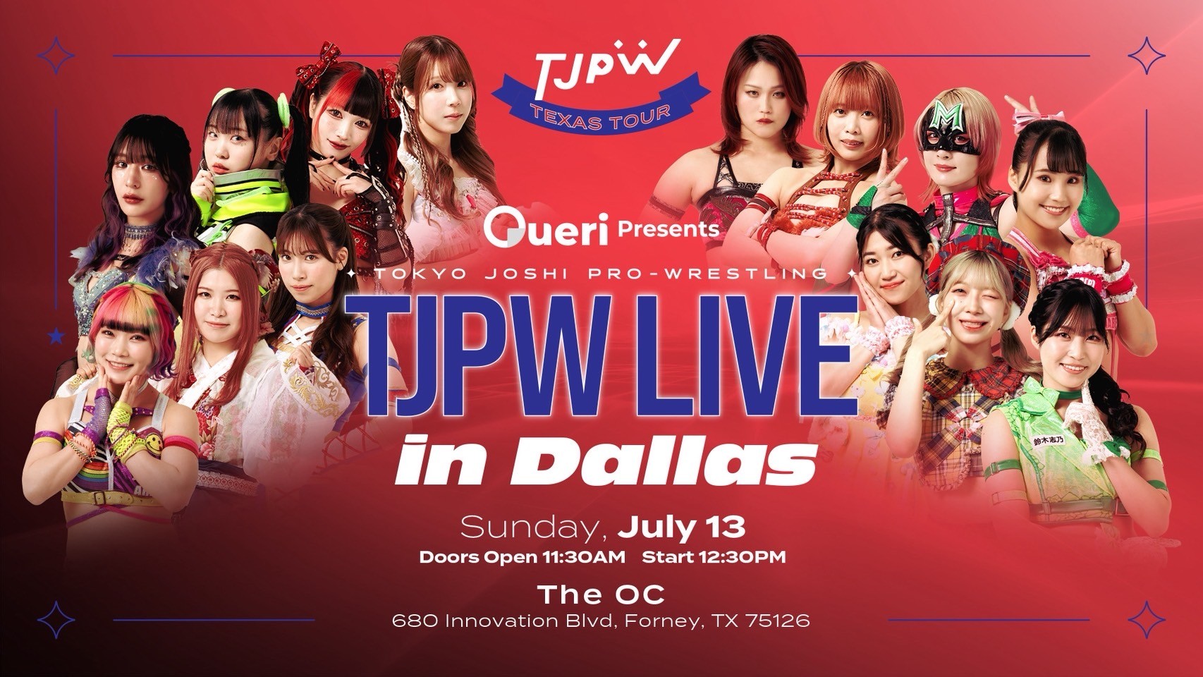 Queri is proud to announce its official sponsorship of the TJPW Texas Tour.