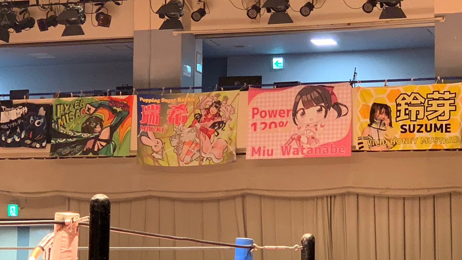 10月18日(土)後楽園ホール大会の横断幕設置について