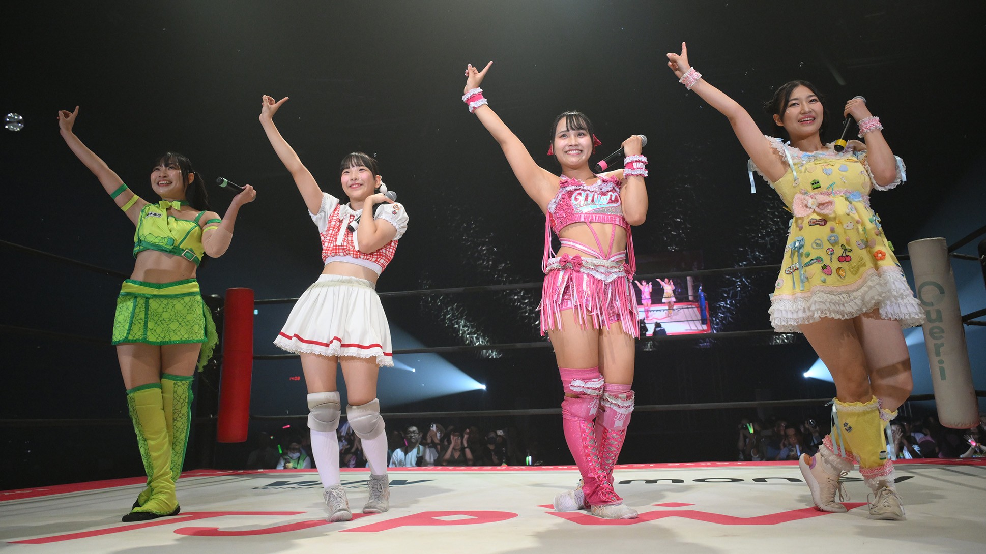 12月7日(日)後楽園ホール『おちゃプロ☆後楽園』でアップアップガールズ（プロレス）がOCHA NORMAの曲をカバーしてパフォーマンス披露